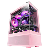 Mars Gaming MCSE Caja MicroATX Cristal Templado Rosa Mars Gaming MCSE Caja MicroATX Cristal Templado Rosa