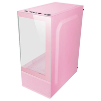 Mars Gaming MCSE Caja MicroATX Cristal Templado Rosa Mars Gaming MCSE Caja MicroATX Cristal Templado Rosa