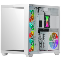 Mars Gaming MCV4 Blanco Torre Gaming XXL EATX Ventana Cristal Templado Diseño Sin Marco Doble Cámara Modular Mars Gaming MCV4 Blanco Torre Gaming XXL EATX Ventana Cristal Templado Diseño Sin Marco Doble Cámara Modular