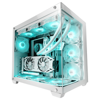 Mars Gaming MCV4 Blanco Torre Gaming XXL EATX Ventana Cristal Templado Diseño Sin Marco Doble Cámara Modular Mars Gaming MCV4 Blanco Torre Gaming XXL EATX Ventana Cristal Templado Diseño Sin Marco Doble Cámara Modular