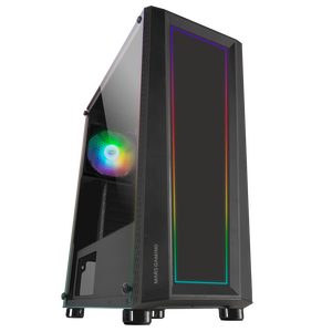 Mars Gaming MCART ARGB  Caja ATX Mid Tower Cristal Templado USB 30 Black