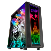 Mars Gaming MCART ARGB  Caja ATX Mid Tower Cristal Templado USB 30 Black