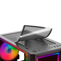 Mars Gaming MCART ARGB  Caja ATX Mid Tower Cristal Templado USB 30 Black