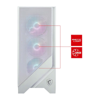MSI MAG Forge 320R Airflow ARGB Caja ATX Cristal templado Blanca MSI MAG Forge 320R Airflow ARGB Caja ATX Cristal templado Blanca