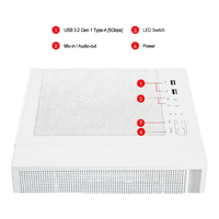 MSI MAG Forge 320R Airflow ARGB Caja ATX Cristal templado Blanca MSI MAG Forge 320R Airflow ARGB Caja ATX Cristal templado Blanca