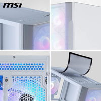MSI MAG Forge M100R ARGB  Caja Micro ATX Cristal Templado Blanca