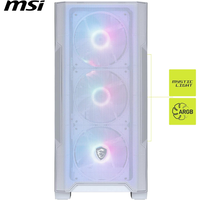 MSI MAG Forge M100R ARGB  Caja Micro ATX Cristal Templado Blanca