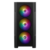 MSI MAG Forge M100A Black USB 32 Caja Micro ATX ARGB MSI MAG Forge M100A Black USB 32 Caja Micro ATX ARGB