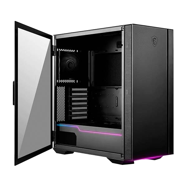 MSI MPG Quietude 100S Black ATX Caja MSI MPG Quietude 100S Black ATX Caja