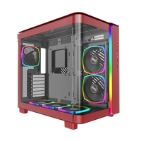 Montech KING 95 PRO ARGB Caja Roja ATX Cristal Templado Montech KING 95 PRO ARGB Caja Roja ATX Cristal Templado