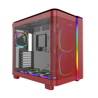 Montech KING 95 PRO ARGB Caja Roja ATX Cristal Templado Montech KING 95 PRO ARGB Caja Roja ATX Cristal Templado