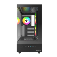 Montech XR  Caja Negra ATX Cristal Templado