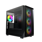 Montech X5M ARGB | Caja ATX Cristal Templado Negra