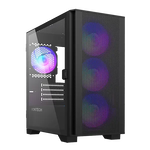 Montech AIR 100 ARGB | Caja Negra M-ATX Cristal Templado