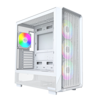 Montech X5 ARGB  Caja Micro ATX Cristal Templado Blanca