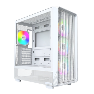 Montech X5 ARGB  Caja Micro ATX Cristal Templado Blanca