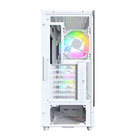 Montech X5 ARGB  Caja Micro ATX Cristal Templado Blanca