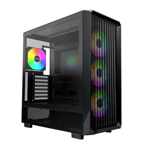 Montech X5 ARGB  Caja Micro ATX Cristal Templado Negra