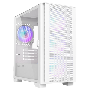 Montech AIR 100 ARGB  Caja Micro ATX Cristal Templado Blanco