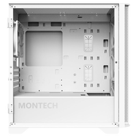 Montech AIR 100 ARGB  Caja Micro ATX Cristal Templado Blanco