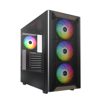 Montech XR Wood ARGB  Caja ATX Cristal Templado Negra