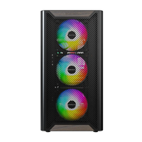 Montech XR Wood ARGB  Caja ATX Cristal Templado Negra