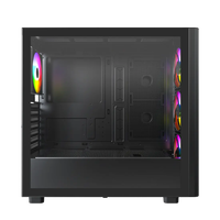 Montech XR Wood ARGB  Caja ATX Cristal Templado Negra