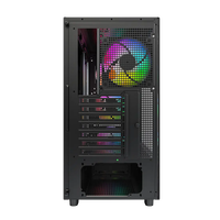 Montech XR Wood ARGB  Caja ATX Cristal Templado Negra