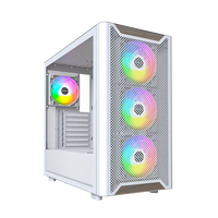 Montech XR Wood ARGB  Caja ATX Cristal Templado Blanca