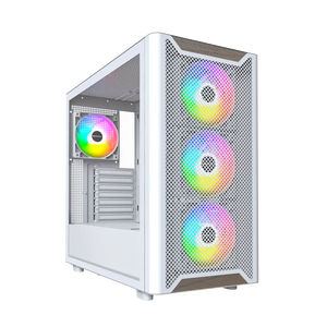 Montech XR Wood ARGB  Caja ATX Cristal Templado Blanca