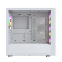 Montech XR Wood ARGB  Caja ATX Cristal Templado Blanca