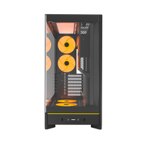 Montech HS02 PRO  Caja ATX Cristal Templado Negra