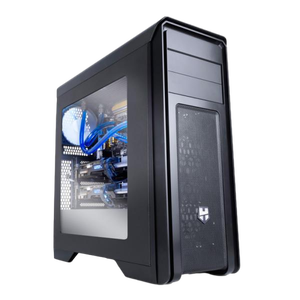 Nox Hummer ZX negra con ventana Caja Nox Hummer ZX negra con ventana Caja