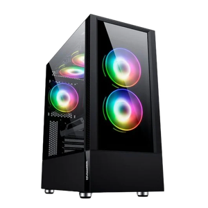 Nox Hummer Nemesis ARGB  Caja ATX Mid Tower Black Cristal Templado USB 30 