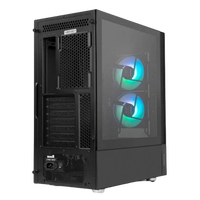 Nox Hummer Nemesis ARGB  Caja ATX Mid Tower Black Cristal Templado USB 30