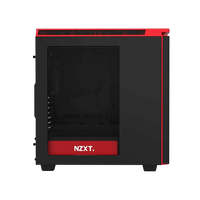 NZXT H440 negrorojo  Caja