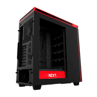 NZXT H440 negrorojo  Caja
