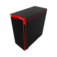 NZXT H440 negrorojo  Caja