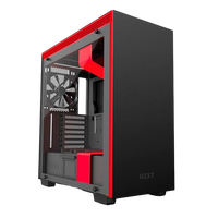 NZXT H700i con ventana negra  roja  Caja