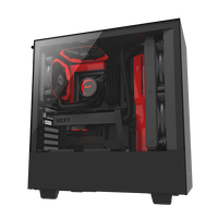 NZXT H500i con ventana negra  roja  Caja
