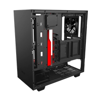 NZXT H500i con ventana negra  roja  Caja