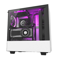 NZXT H500 con ventana blanca  Caja