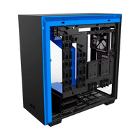 NZXT H700 con ventana negra  azul  Caja