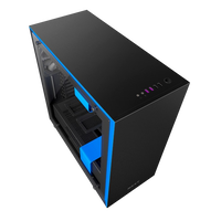 NZXT H700 con ventana negra  azul  Caja