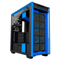 NZXT H700 con ventana negra  azul  Caja