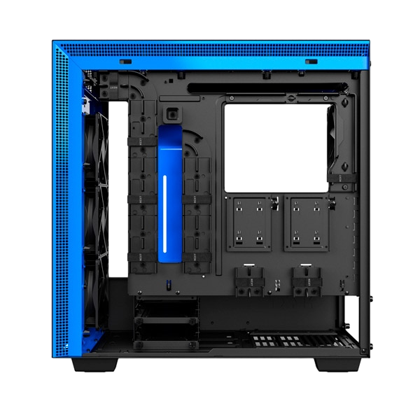 NZXT H700 con ventana negra  azul  Caja NZXT H700 con ventana negra  azul  Caja