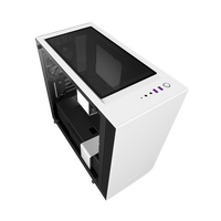 NZXT H400 con ventana blanca  negra  Caja