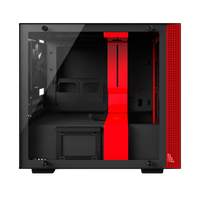 NZXT H200i con ventana negra  rojo  Caja