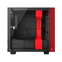NZXT H400i con ventana negra  roja  Caja