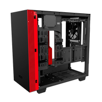 NZXT H400i con ventana negra  roja  Caja